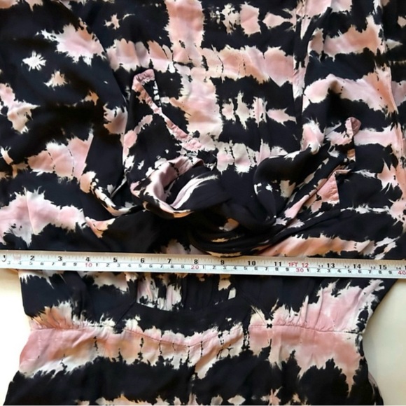 Young Fabulous & Broke Tie-Dyed Jumpsuit pink and black tied revolve - Picture 3 of 5